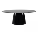Ver imagem 1 de Mesa de Jantar Cone Oval 160x90 Cm Laqueada Linn Design Decor Preto