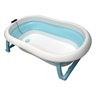 Banheira Bebê Flexível com Termômetro e Redutor Azul Premium Baby - 6