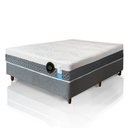 Ver imagem 1 de Colchão Queen Latex Foam de látex articulado cinza 28cm - 158x198cm - BOX