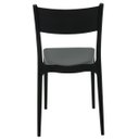 Ver imagem 7 de Kit com 4 Cadeiras Tramontina Diana Preta em Polipropileno Sustentável