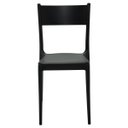 Ver imagem 3 de Kit com 4 Cadeiras Tramontina Diana Preta em Polipropileno Sustentável