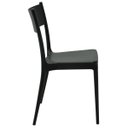 Ver imagem 5 de Kit com 4 Cadeiras Tramontina Diana Preta em Polipropileno Sustentável
