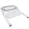 Banheira de Bebê com Suporte Sicília Duo até 35 Kg Branco e Cinza - Infanti - 12