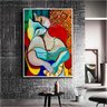 Quadro Decorativo Pablo Picasso O Sonho:150x100/BRANCA - 1