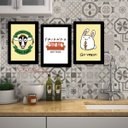 Ver imagem 2 de Quadros Placas Mdf 6mm Cozinha Vegano Quarto Sala 3 Un 29x20