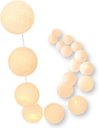 Ver imagem 1 de Bolinhas de Luz Cormilu Led, À Pilha, 10 Bolas, 1.5m, (off White Bege)