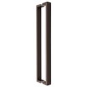 Ver imagem 1 de Puxador Porta de Madeira ou Vidro 4cm X 1,5cm Inox - Preto Text. Loja da Indústria 1015mm x 1000mm