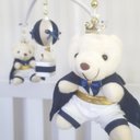 Ver imagem 2 de Mobile para Berço Musical Giratório Rei Balão Marinho