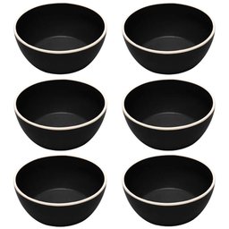 Kit 6 Bowls Melamina 600ml Cumbuca 15cm Tigela Class Wolff Sobremesa Porções Sopas - 1