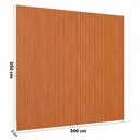 Ver imagem 4 de Painel Ripado 300x250cm Modular Linea Brasil Nature Fosco