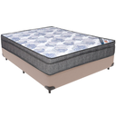 Ver imagem 1 de Cama Box Bege e Colchão Iso Superpocket Molas Ensacadas Viúvo Ortobom