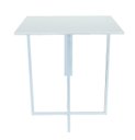 Ver imagem 1 de Mesa Jantar Prime Compacta Quadrada de Madeira Branca BF Decor
