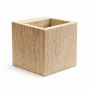 Ver imagem 6 de Arandela Bloco Mini Pietra Quadrado Travertino 12x12x12cm 3000k IP20 Bivolt Ard-Blm-Tr