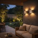 Ver mais imagens de Arandela Bloco Mini Pietra Quadrado Travertino 12x12x12cm 3000k IP20 Bivolt Ard-Blm-Tr
