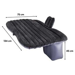 Colchão Cama Inflável para Carro com Bomba Elétrica e Almofada de Pescoço Vg Plus Preto - 3