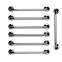 Ver imagem 1 de Barra de Apoio 60cm Aço Inox Kit 7 Unidades Segurança Banheiro Box Idoso Criança Cadeirante Gestante
