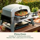 Ver imagem 5 de Cuisinart Churrasqueira 3 em 1 - Grelha, Chapa e Forno de Pizza