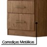 Cômoda 4 Gavetas Castanho Moval Móveis MS 913 90x61x47 - 4
