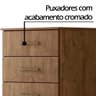 Cômoda 4 Gavetas Castanho Moval Móveis MS 913 90x61x47 - 3