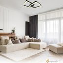 Ver imagem 4 de Painel Plafon Teto Sobrepor Case Preto Led 3000k 60w Bivolt