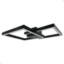 Ver imagem 2 de Painel Plafon Teto Sobrepor Case Preto Led 3000k 60w Bivolt