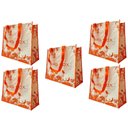 Ver imagem 1 de Bolsa Ecologica Ecobag Saco de Ombro Retornavel Kit 5 Uni Mercado Compras Dobravel Resistente