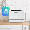 Ver imagem 6 de Lava Louças Hq Digital 6 Serviços Branca Hq-ll6db2 220v