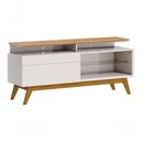 Ver imagem 3 de Rack com Painel Classic +1g 1.4 Nature com Off White - Imcal Móveis