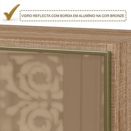 Conjunto 02 Balcoes Para Banheiro Cj14 Carvalho Rust Chumbo - 7