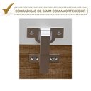 Ver imagem 6 de Conjunto 02 Balcoes Para Banheiro Cj14 Carvalho Rust Chumbo