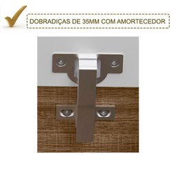 Conjunto 02 Balcoes Para Banheiro Cj14 Carvalho Rust Chumbo - 6