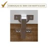 Conjunto 02 Balcoes Para Banheiro Cj14 Carvalho Rust Chumbo - 6