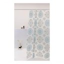 Ver imagem 1 de Coina Box Peva Círculos Cinza e Azuis 180x160cm - Uzoo Cortina Box Peva 1.80x1.60m Circulos Azuis-