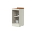 Ver imagem 5 de Balcão 40cm 02 Gavetas com Tampo Fineze Bege/Areia HP/Cinamomo