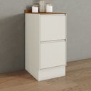 Ver imagem 1 de Balcão 40cm 02 Gavetas com Tampo Fineze Bege/Areia HP/Cinamomo