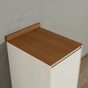 Ver imagem 6 de Balcão 40cm 02 Gavetas com Tampo Fineze Bege/Areia HP/Cinamomo