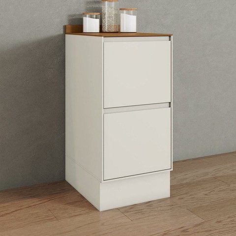 Balcão 40cm com Tampo 100% MDF 02 Gavetas Fineze