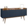 Buffet Veneza Cedro/azul Cobalto - Casa D - 1
