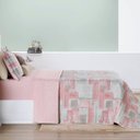 Ver imagem 3 de Kit Cobre Leito Colcha Casa Scarpa Maris Casal Padrão Estampado Dupla Face Percalle 200 Fios 3 Peças