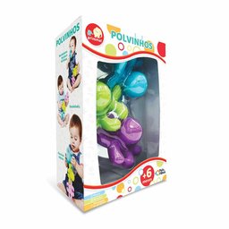 Conjunto de Atividades e Mordedores - Bebê - Primma - Polvinhos - Pais e Filhos - 1