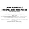 Caixa de Gordura Redonda com Cesto 250 X 180 X 75 X 50mm - 4