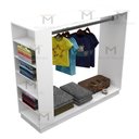 Ver imagem 6 de CABIDEIRO ILHA LOJA 100% MDF M71.2020.B (CABIDEIRO E NICHOS) MUNDI MOVEIS Branco