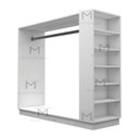 Ver imagem 5 de CABIDEIRO ILHA LOJA 100% MDF M71.2020.B (CABIDEIRO E NICHOS) MUNDI MOVEIS Branco