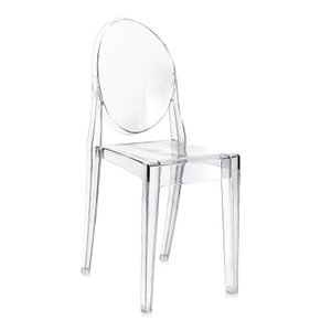Cadeira design jantar cozinha Victoria Ghost Miss Sophia Incolor