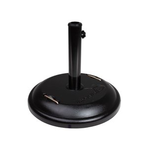 Base para Guarda-Sol Redonda de Concreto 22Kg Preta MOR