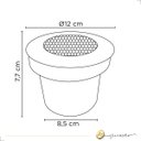 Ver imagem 3 de Balizador de Embutir Solo Piso Led 2700k 12w Externo Ip67