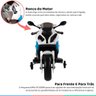 Moto Elétrica Infantil BMW S1000RR 12V Com Rodinha P Crianças De 3 Anos Até 25Kg Importway - Azul - 3