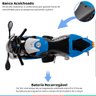 Moto Elétrica Infantil BMW S1000RR 12V Com Rodinha P Crianças De 3 Anos Até 25Kg Importway - Azul - 5