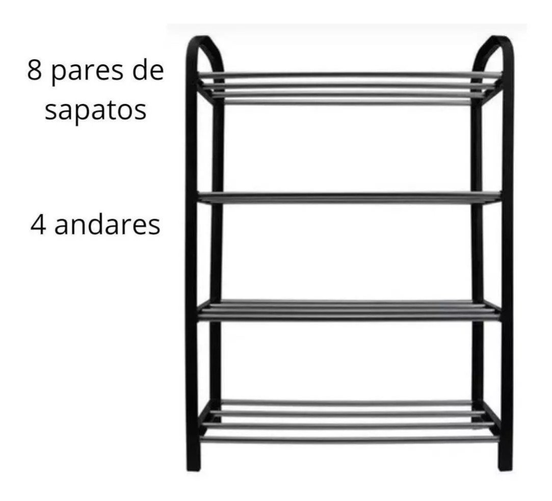 Sapateira 8/12 Pares Sapato/ Tênis Calçados Desmontável - 5