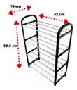 Ver imagem 4 de Sapateira 8/12 Pares Sapato/ Tênis Calçados Desmontável